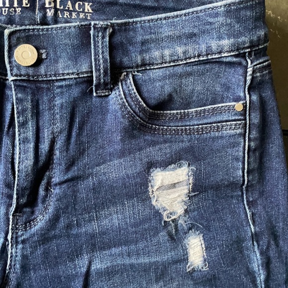 Dark blue Bermuda Jean shorts - Picture 3 of 5